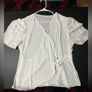 Elegant White Women's Top